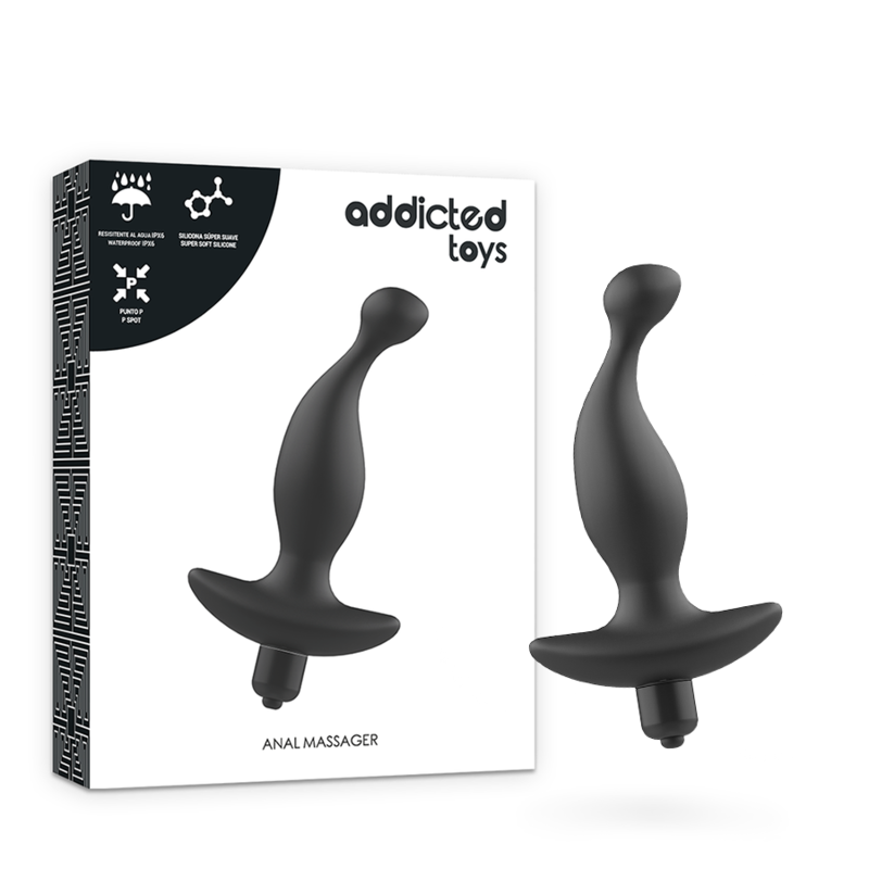 ADDICTED TOYS - ANALMASSAGER MIT SCHWARZER VIBRATIONMODELL 1 – Bild 5