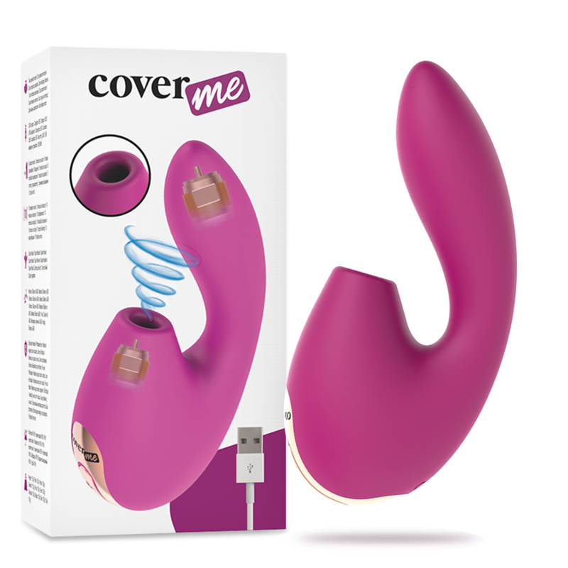 COVERME – Klitoris-Sauger & leistungsstarker G-Punkt-Rush-Vibrator – Bild 9