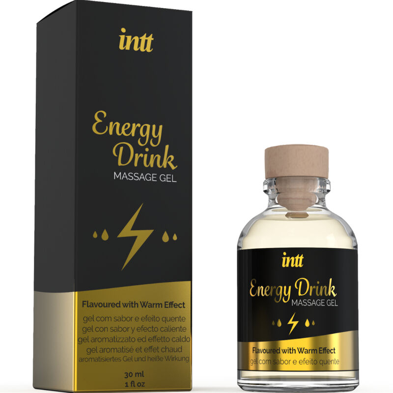 INTT MASSAGE & ORAL SEX - MASSAGEGEL MIT AROMATEM ENERGIE-CA-DRINK UND ERWÄRMUNGSEFFEKT – Bild 3