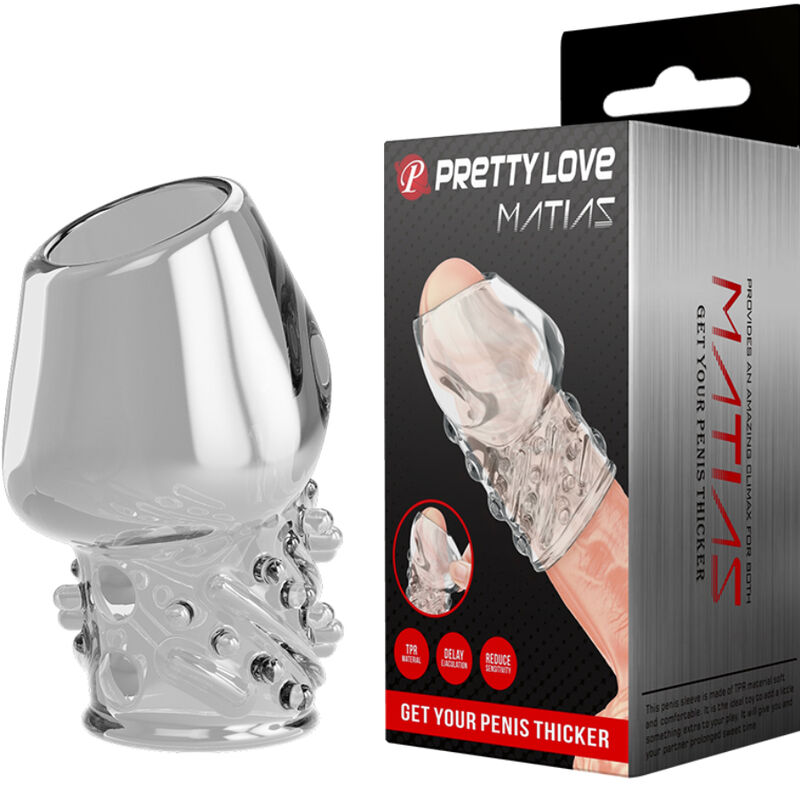 PRETTY LOVE - MATIAS TRANSPARENTER PENISVERDICKER – Bild 9