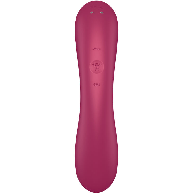SATISFYER - CURVE TRINITY 1 AIR PULSE VIBRATION RED – Bild 5
