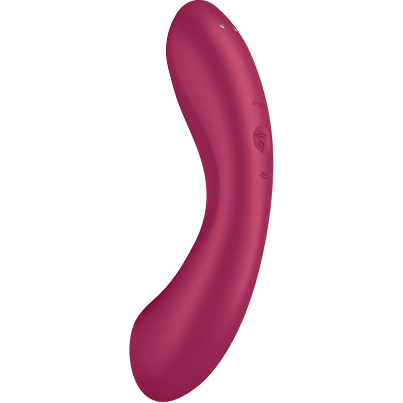 SATISFYER - CURVE TRINITY 1 AIR PULSE VIBRATION RED – Bild 7