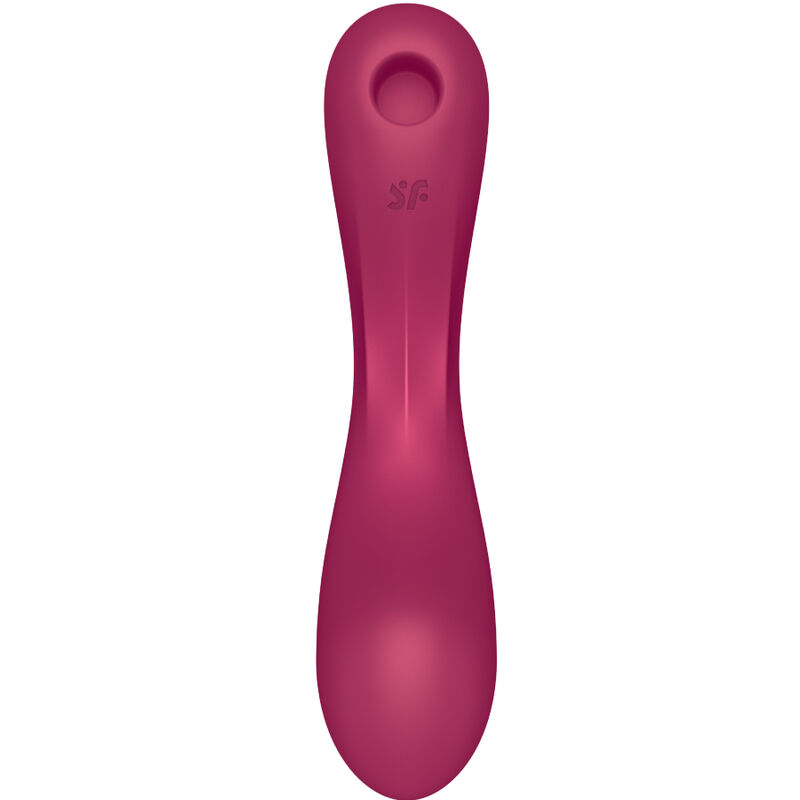 SATISFYER - CURVE TRINITY 1 AIR PULSE VIBRATION RED – Bild 8