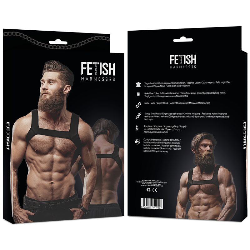 FETISH SUBMISSIVE ATTITUDE - ARNÉS NEOPRENO PECHO HOMBRE TALLA L – Bild 4