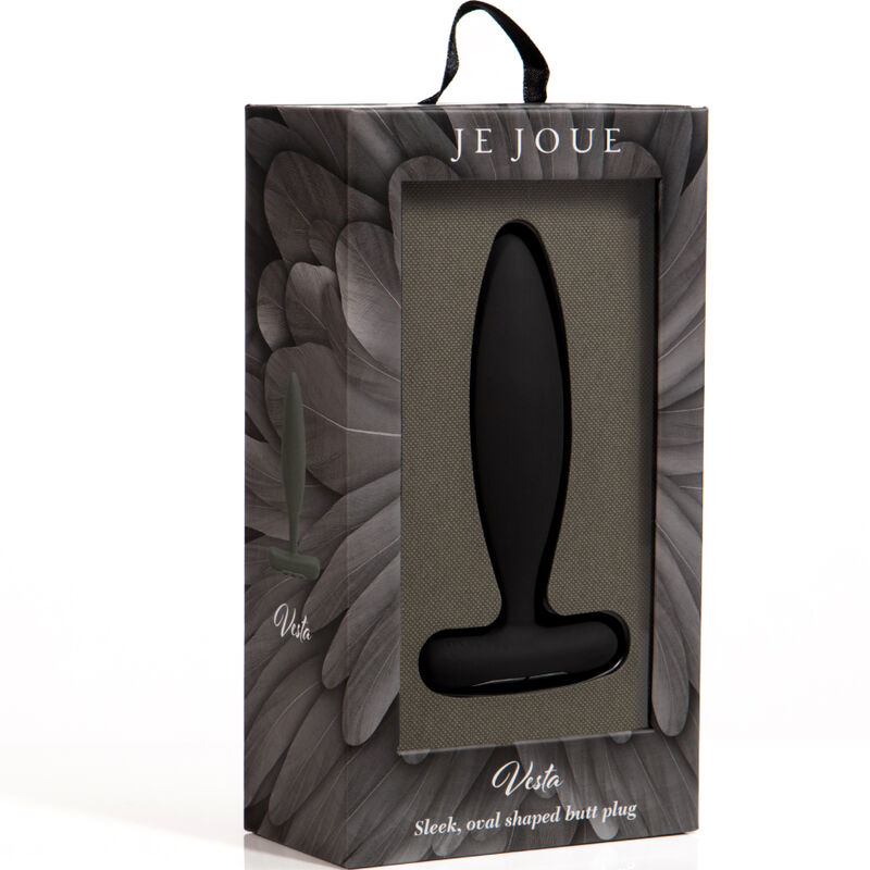 JE JOUE - VESTA ANAL PLUG VIBRATOR SCHWARZ – Bild 4