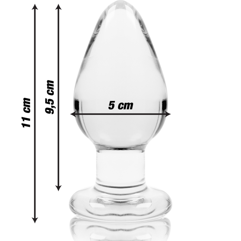 NEBULA SERIES BY IBIZA - MODELO 3 PLUG CRISTAL TRANSPARENTE 11 CM -O- 5 CM – Bild 3