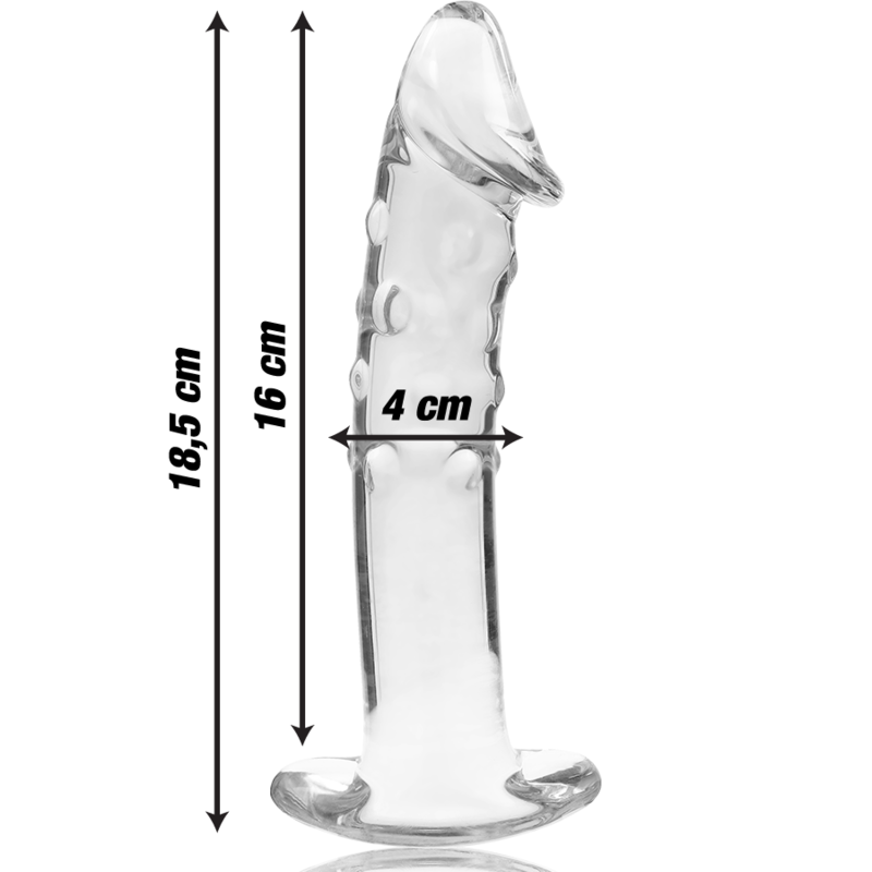 NEBULA SERIES BY IBIZA - MODELO 19 DILDO CRISTAL TRANSPARENTE 18.5 CM -O- 4 CM – Bild 3