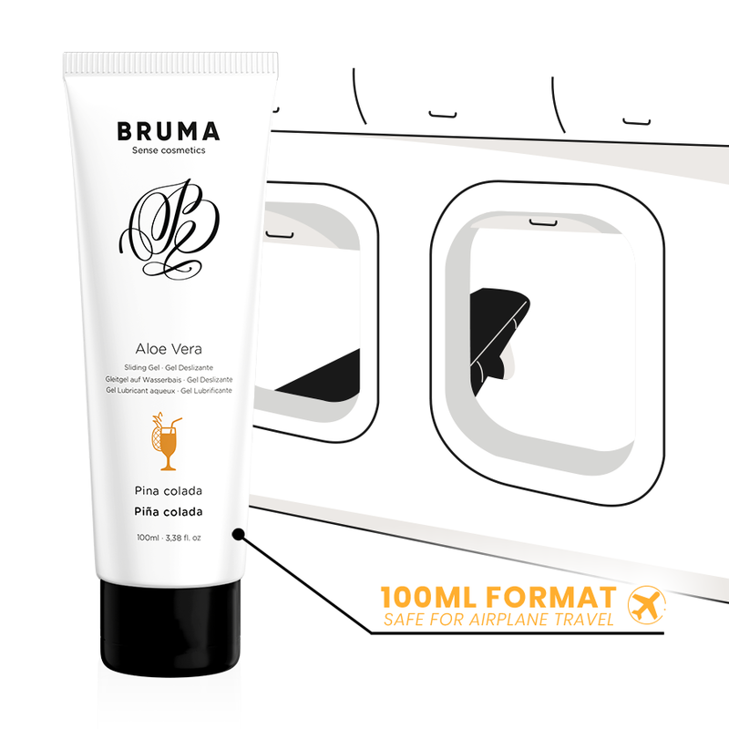 BRUMA - GEL DESLIZANTE CON ALOE VERA SABOR A PIÑA COLADA 100 ML – Bild 5