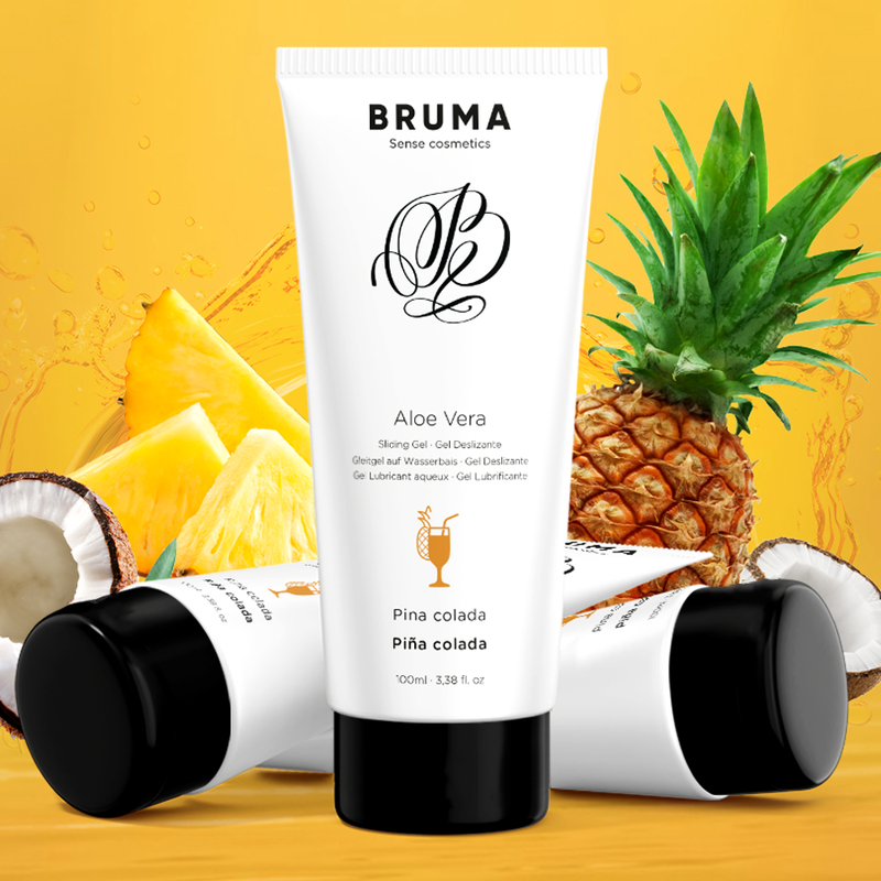 BRUMA - GEL DESLIZANTE CON ALOE VERA SABOR A PIÑA COLADA 100 ML – Bild 6