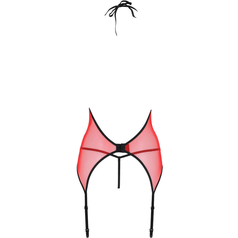 PASSION - PEONIA CORSET EROTIC LINE ROJO S/M – Bild 4