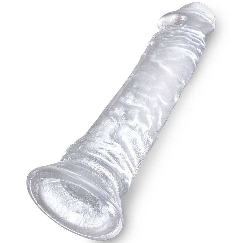 KING COCK - KLARER REALISTISCHER PENIS 19.7 CM TRANSPARENT – Bild 3