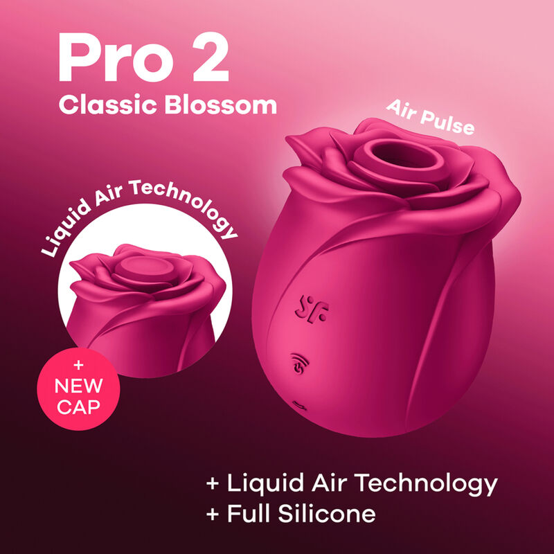 SATISFYER - AIR PULSE PRO 2 CLASSIC BLOSSOM VIBRATOR – Bild 8