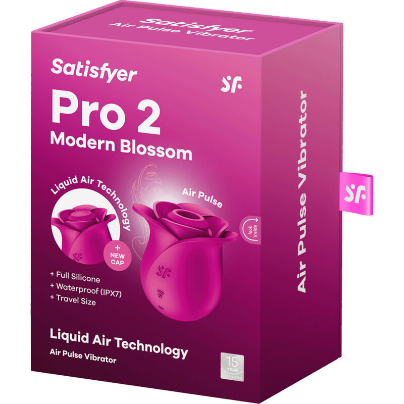 SATISFYER - AIR PULSE PRO 2 MODERNER BLOSSOM VIBRATOR – Bild 7