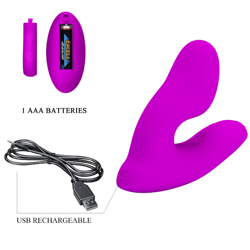 PRETTY LOVE - MELVIN KLITORISMASSAGER MIT FERNBEDIENUNG – Bild 5