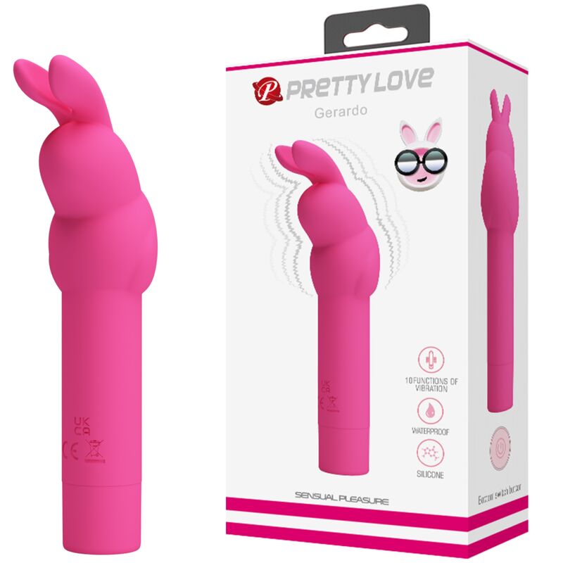 PRETTY LOVE - GERARDO FUSCHIA KANINCHEN-SILIKONVIBRATOR – Bild 6