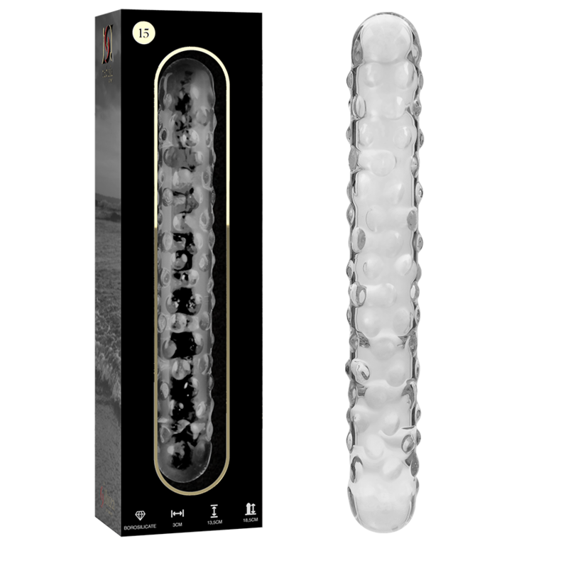 NEBULA SERIES BY IBIZA - MODELO 15 DILDO CRISTAL TRANSPARENTE 18.5 CM -O- 3 CM – Bild 3