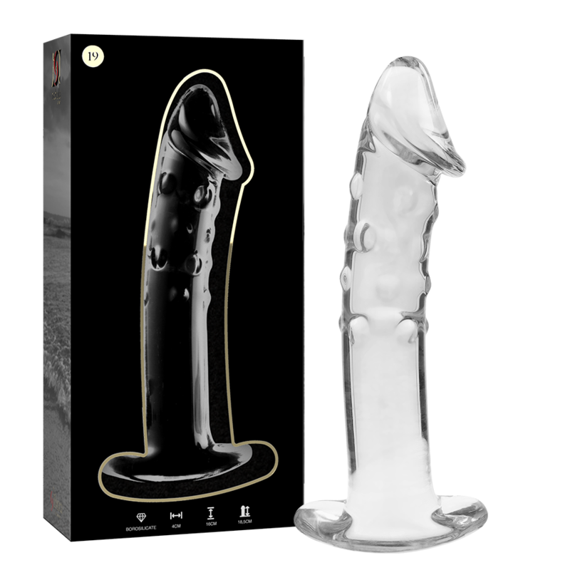 NEBULA SERIES BY IBIZA - MODELO 19 DILDO CRISTAL TRANSPARENTE 18.5 CM -O- 4 CM – Bild 2