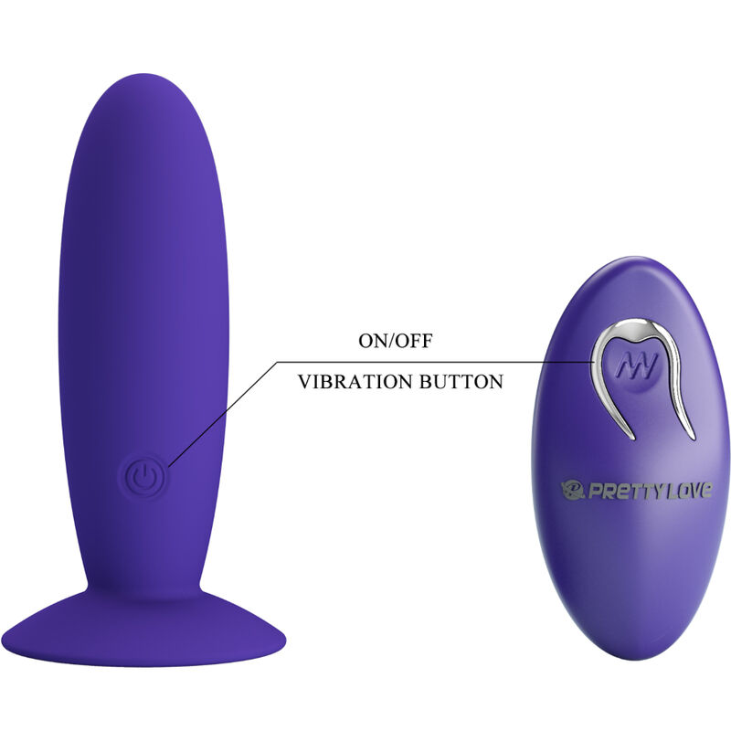 PRETTY LOVE - JUGENDPLUG ANALVIBRATOR MIT FERNBEDIENUNG VIOLETT – Bild 3