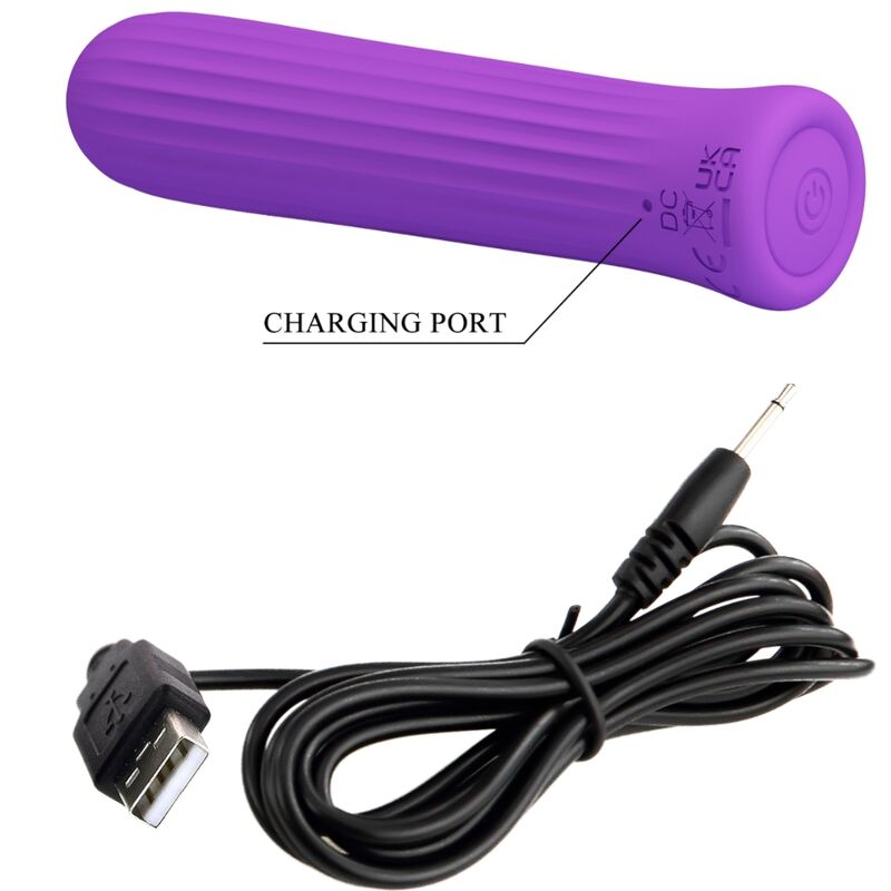 PRETTY LOVE - BLANCHE LILAC STIMULATOR VIBRATOR – Bild 5