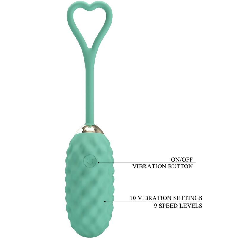 PRETTY LOVE - VIVIAN GREEN VIBRIERENDES EI MIT FERNBEDIENUNG – Bild 6