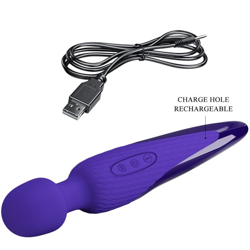 PRETTY LOVE - ANTONY YOUTH WAND VIBRATOR VIOLET WRMEEFFEKT – Bild 5