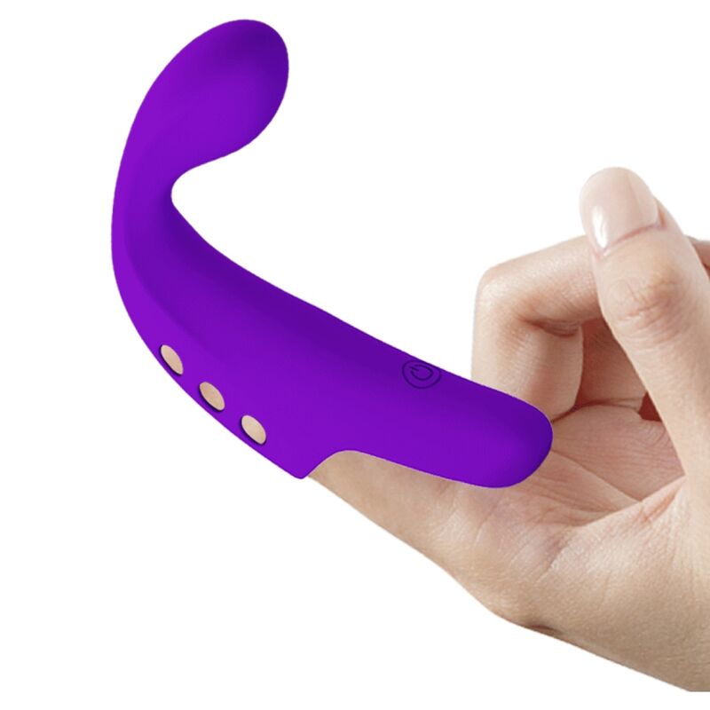 PRETTY LOVE - GORGON PURPLE WIEDERAUFLADBARER FINGERVIBRATOR – Bild 4
