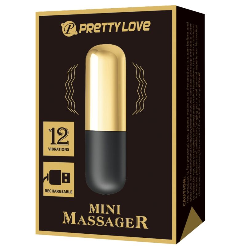 PRETTY LOVE - GOLDENER WIEDERAUFLADBARER KUGELVIBRATOR – Bild 7