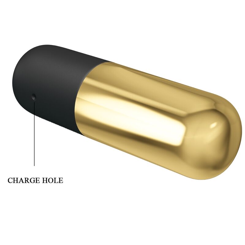 PRETTY LOVE - GOLDENER WIEDERAUFLADBARER KUGELVIBRATOR – Bild 6