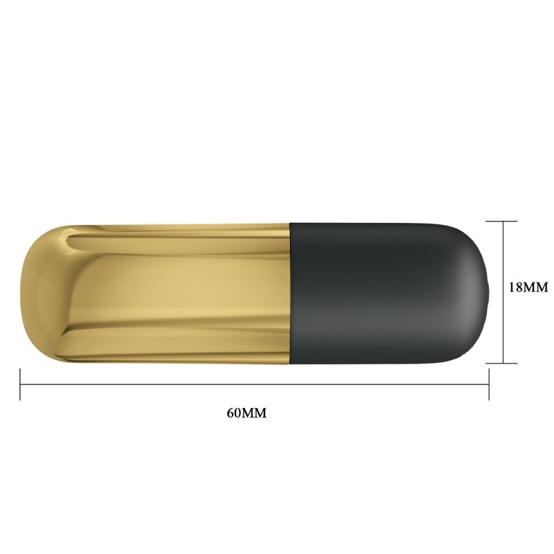 PRETTY LOVE - GOLDENER WIEDERAUFLADBARER KUGELVIBRATOR – Bild 4