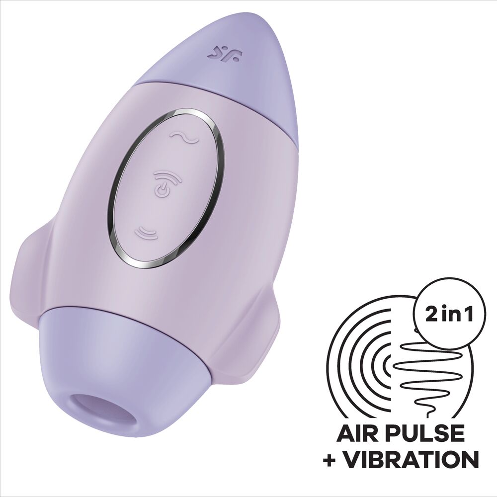 SATISFYER - MISSION CONTROL LILA VIBRADOR PEQUEÑO DE DOBLE IMPULSO – Bild 4
