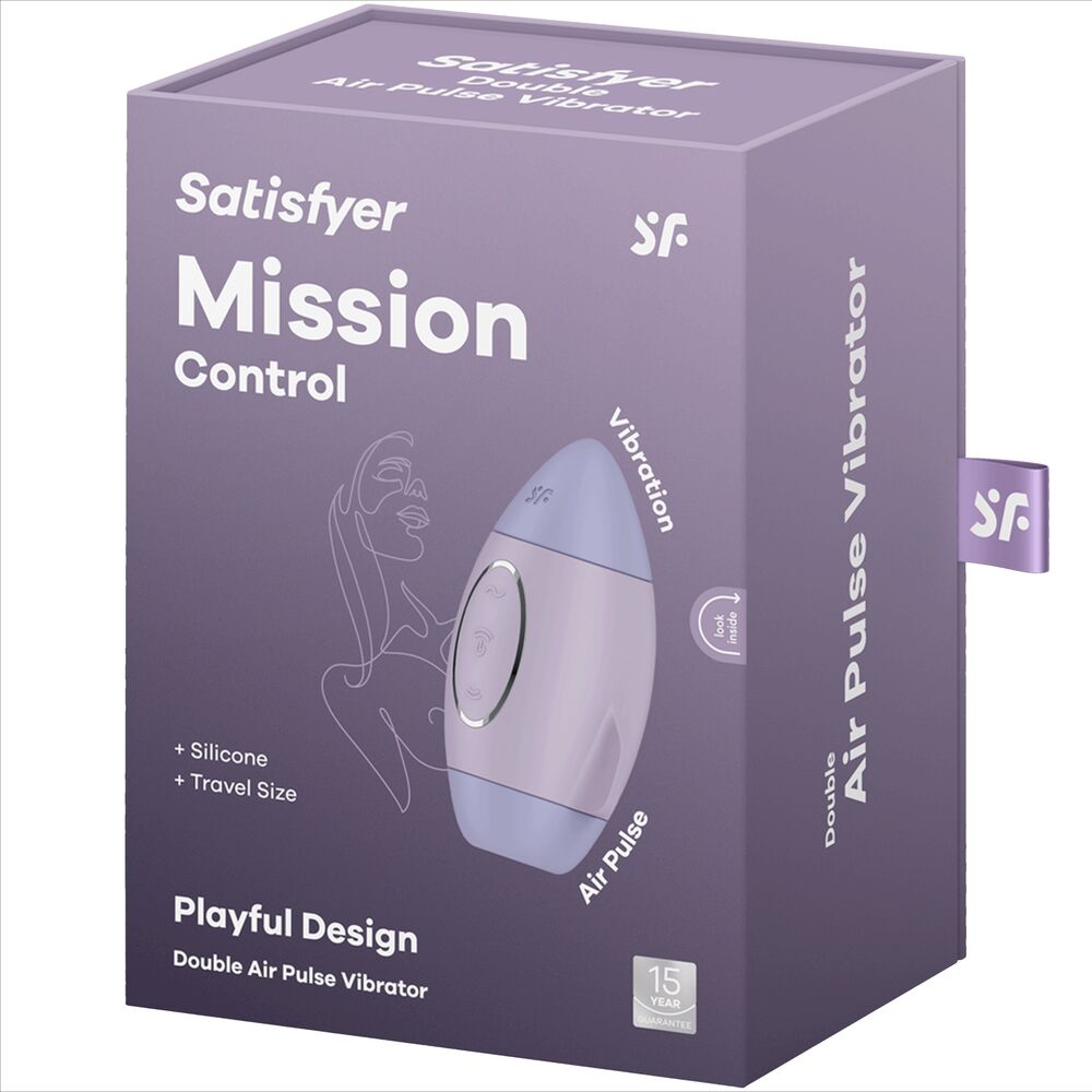 SATISFYER - MISSION CONTROL LILA VIBRADOR PEQUEÑO DE DOBLE IMPULSO – Bild 3