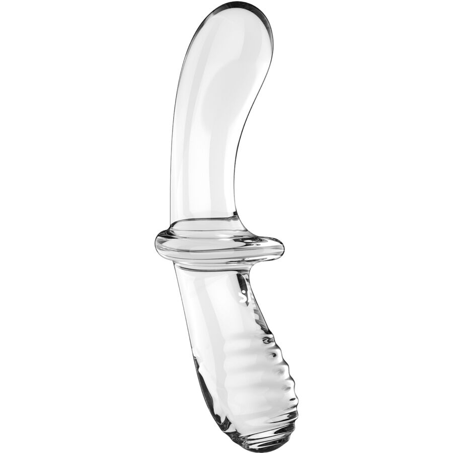 SATISFYER - DOUBLE CRYSTAL DILDO TRANSPARENTE - Image 3