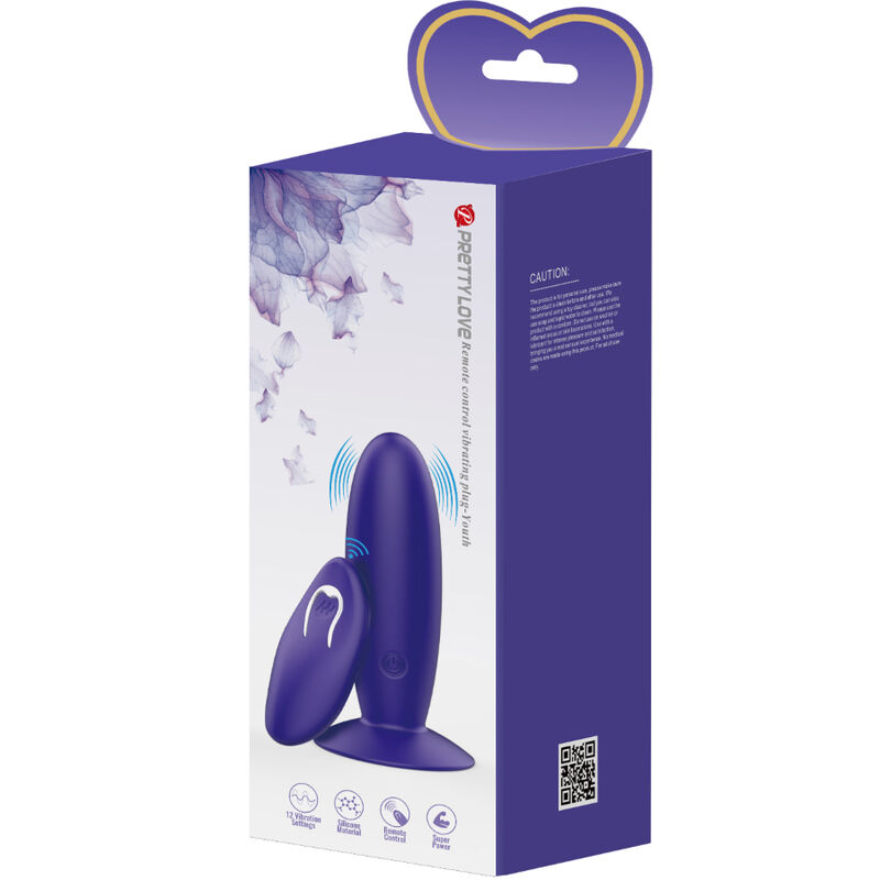 PRETTY LOVE - JUGENDPLUG ANALVIBRATOR MIT FERNBEDIENUNG VIOLETT – Bild 7