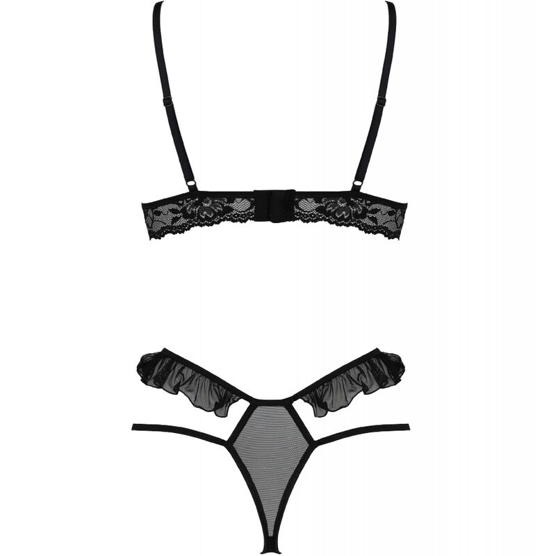 PASSION - DOLLY-SET ZWEITEILIG SCHWARZ S/M – Bild 4