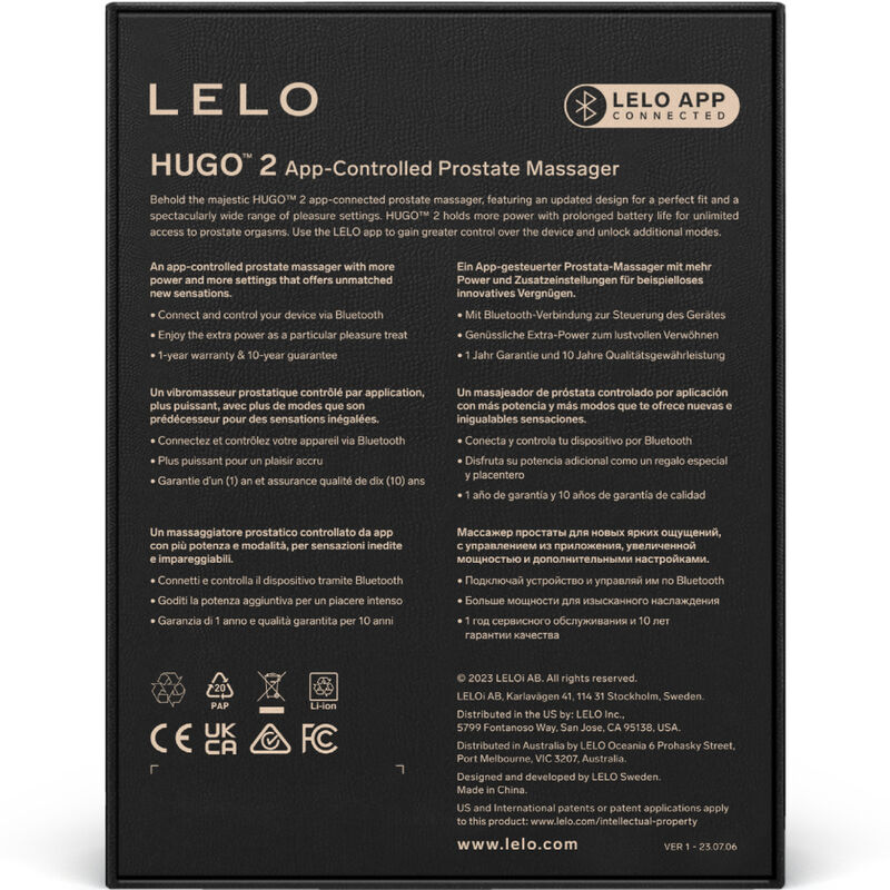 LELO - HUGO 2 MASAJEADOR DE PROSTATA VERDE – Bild 4