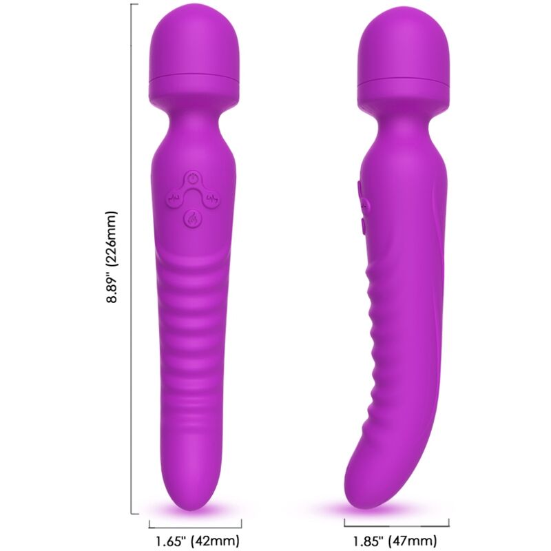 ARMONY - MISSION MASSAGER & VIBRATOR WÄRMEEFFEKT LILA – Bild 3
