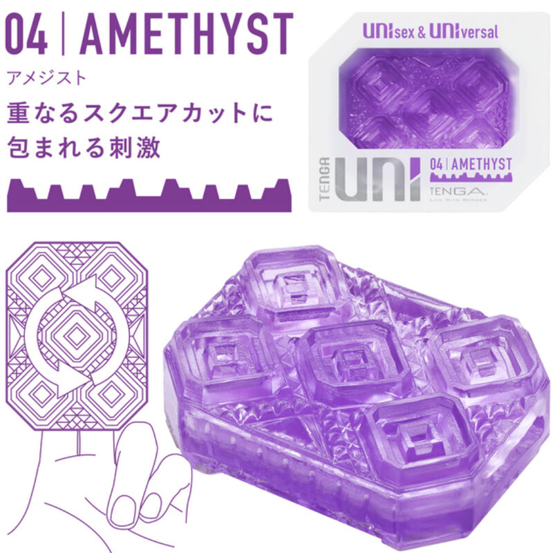 TENGA - UNI VARIETY MASTURBATOR FINGERHÜHSCH PACKUNG 4 EINHEITEN – Bild 4
