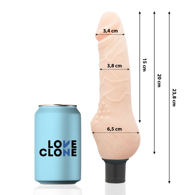 LOVECLONE - DAVEN SELBSTSCHMIERUNG REALISTISCH 23.8 CM -O- 3.8 CM – Bild 3