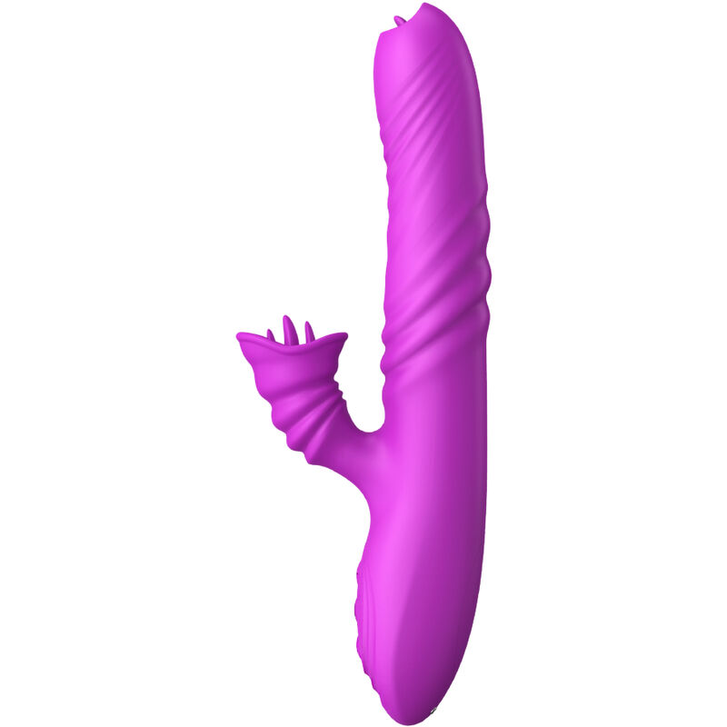 ARMONY - ANGELIA MULTIFUNKTIONSVIBRATOR DOPPELZUNGE VIOLETTER WRMEEFFEKT – Bild 3
