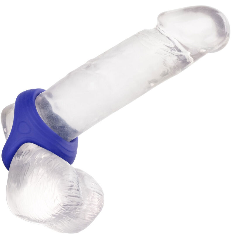 CALEXOTICS - ADMIRAL COCK BALL DUAL RING BLAU – Bild 5