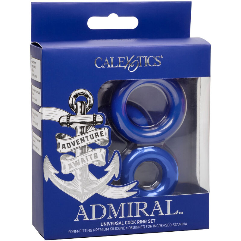 CALEXOTICS - ADMIRAL COCK RING SET BLAU - Image 4