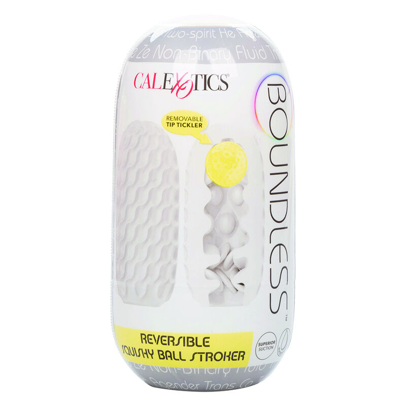 CALEXOTICS - BOUNDLESS REVERSIBLE SQUISHY BALL STROKE GRAU – Bild 5