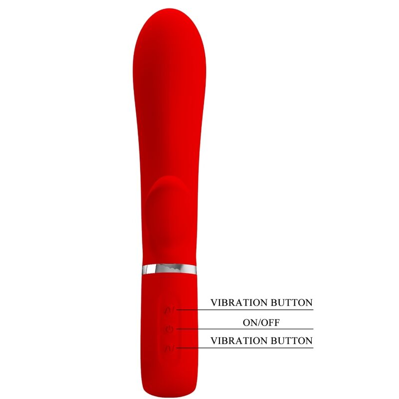 PRETTY LOVE - THOMAS MULTIFUNKTIONS-G-SPOT-VIBRATOR ROT – Bild 7