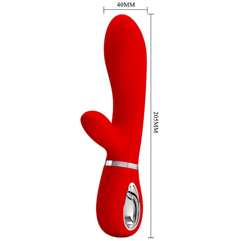 PRETTY LOVE - THOMAS MULTIFUNKTIONS-G-SPOT-VIBRATOR ROT – Bild 4