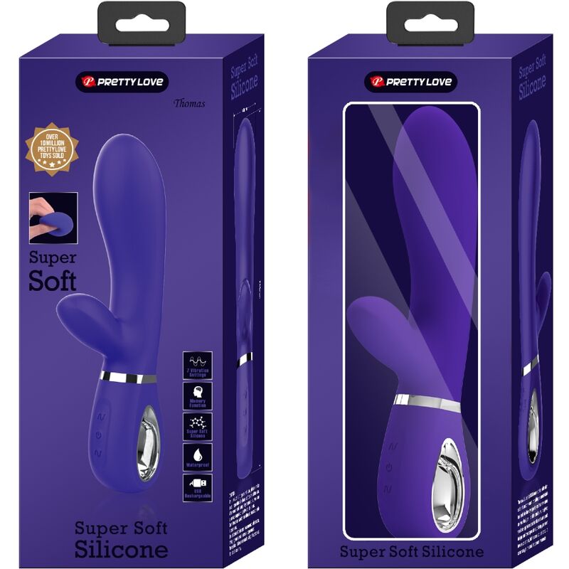 PRETTY LOVE - THOMAS MULTIFUNKTIONS-G-SPOT-VIBRATOR LILA – Bild 5