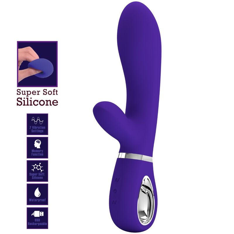 PRETTY LOVE - THOMAS MULTIFUNKTIONS-G-SPOT-VIBRATOR LILA – Bild 3