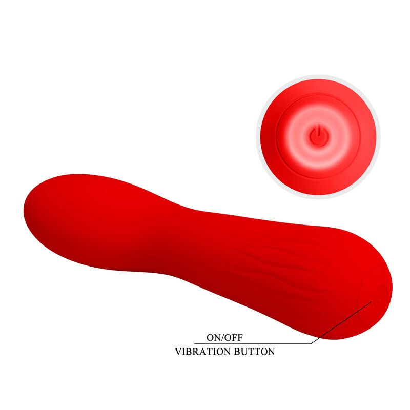 PRETTY LOVE - FAUN WIEDERAUFLADBARER VIBRATOR ROT – Bild 7