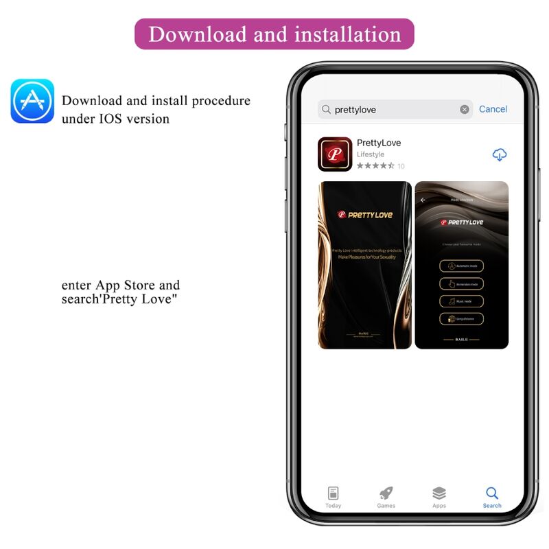 PRETTY LOVE - CATALINA VIBRATOR APP FERNBEDIENUNG LILA – Bild 9
