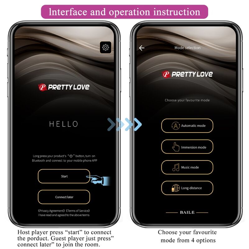 PRETTY LOVE - CATALINA VIBRATOR APP FERNBEDIENUNG LILA – Bild 8