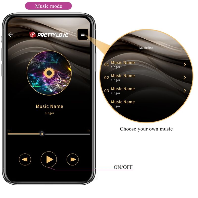 PRETTY LOVE - CATALINA VIBRATOR APP FERNBEDIENUNG LILA – Bild 7